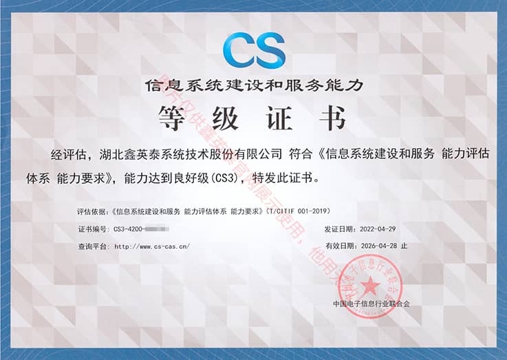 CS3-信息系統建設和服務能力-（正本）